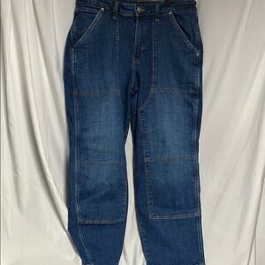 Old Navy high rise OG loose  Blue Straight Leg Jeans sz14